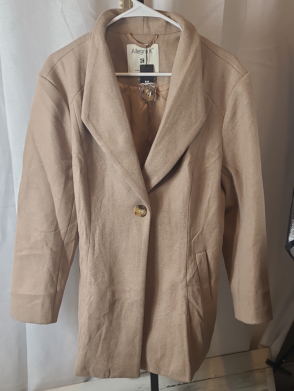 Allegra K pea coat Size Xl.  New